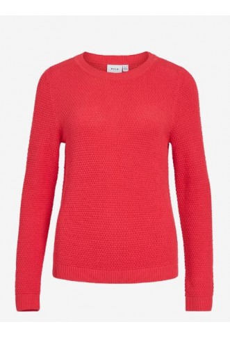 Vila O-NEC KNIT TOP - Jumpers