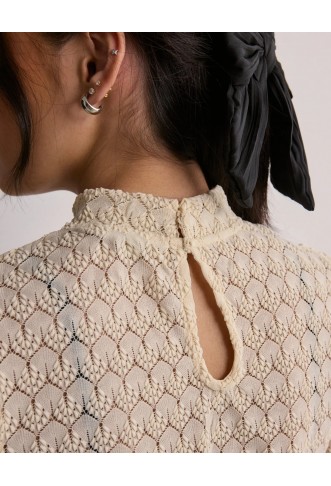 JDYAVERY L/S LACE TOP JRS NOOS