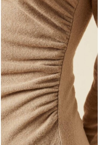 Dorothy Perkins Brushed Ruched Skater Mini Dress