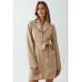 CALLI KELLY - Shirt dress - tan