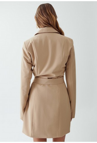 CALLI KELLY - Shirt dress - tan