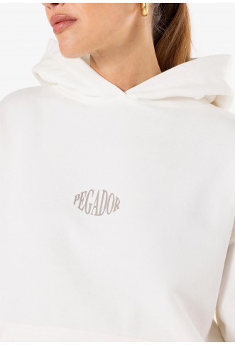 Pegador OVERSIZED HOODIE - washed warm white