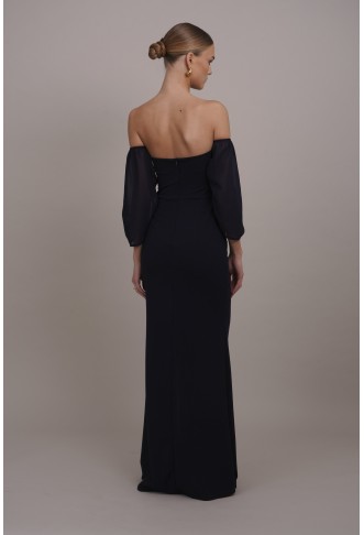 WAL G. ANABELLA OFF SHOULDER MAXI DRESS