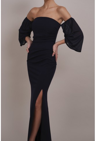 WAL G. ANABELLA OFF SHOULDER MAXI DRESS