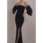WAL G. ANABELLA OFF SHOULDER MAXI DRESS
