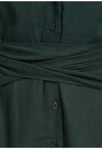 REUX Angeles Dress Emerald