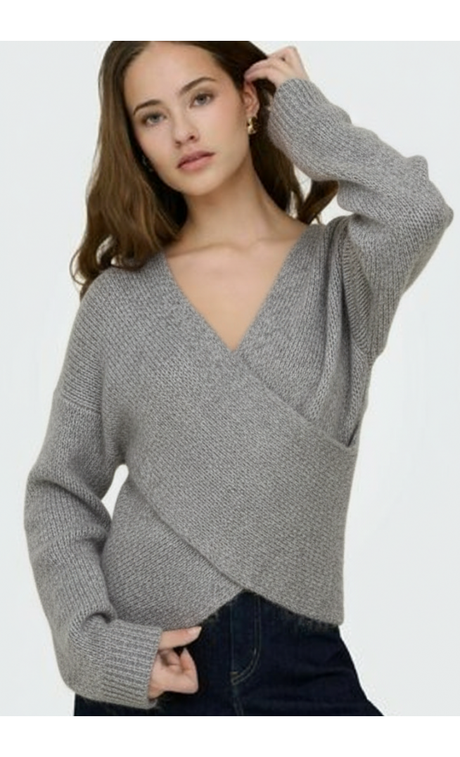 Even&Odd Jumper - mid grey melange