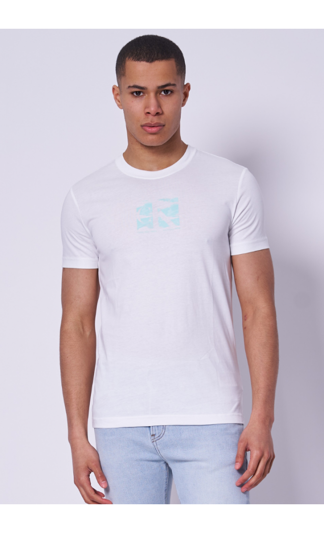 White cotton T-shirt CALVIN KLEIN JEANS