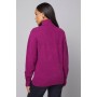 Wallis Rib Panel Button Sleeve Jumper