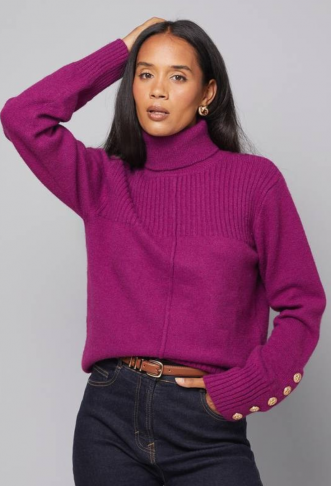 Wallis Rib Panel Button...