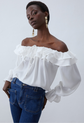 Anna Field Blouse - white