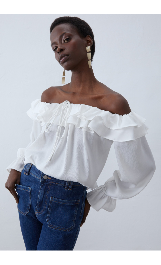 Anna Field Blouse - white