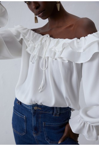Anna Field Blouse - white
