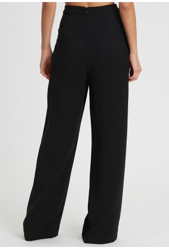 TUSSAH MILLY - Trousers - black