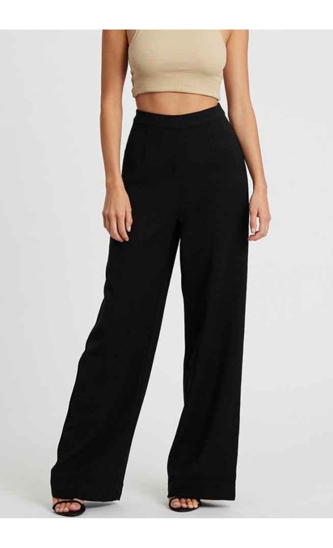 TUSSAH MILLY - Trousers - black