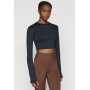 Even&Odd active CROPPED LONG SLEEVE TOP