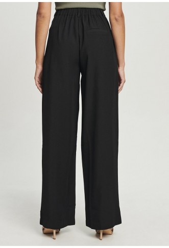 WILLA RIA - Trousers - black