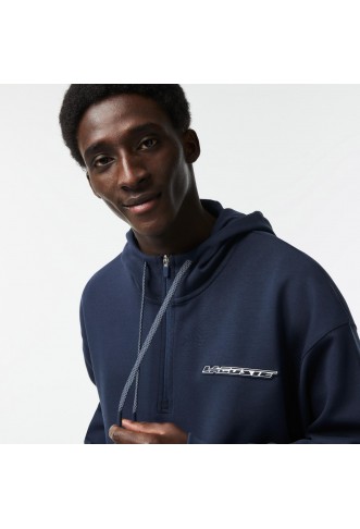 Lacoste Men’s Loose-Fit Double-Sided Hoodie