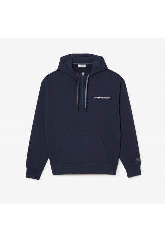 Lacoste Men’s Loose-Fit Double-Sided Hoodie