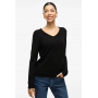 Vila KNIT TOP - Black