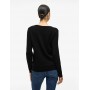 Vila KNIT TOP - Black