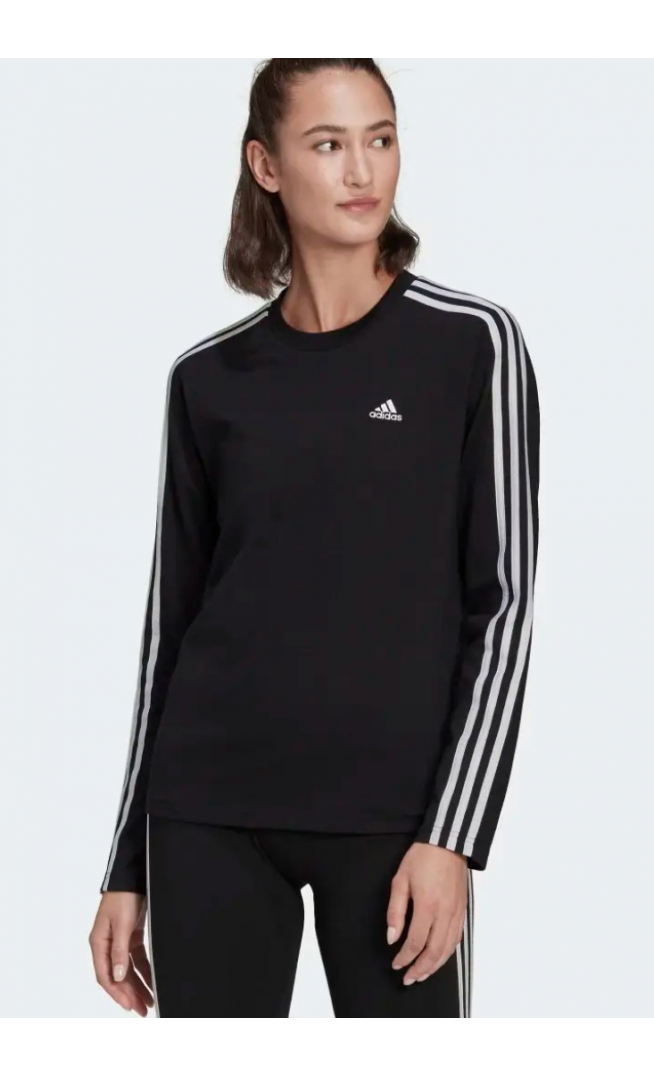 Essentials 3-Stripes Long Sleeve Top