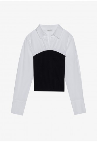 Even&Odd Blouse - off-white/black