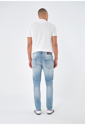 Pier One Slim fit jeans - light blue