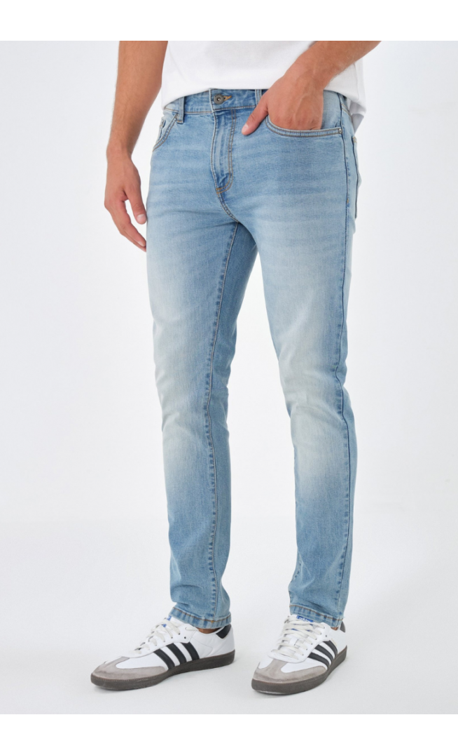 Pier One Slim fit jeans - light blue