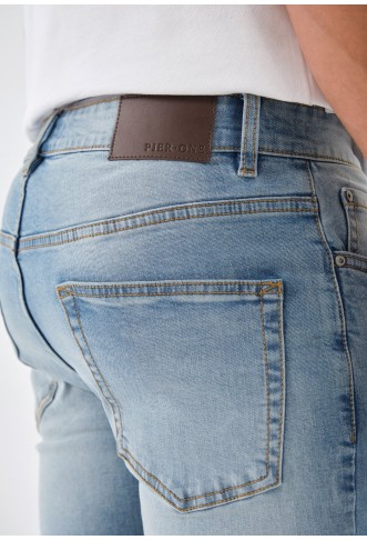 Pier One Slim fit jeans - light blue