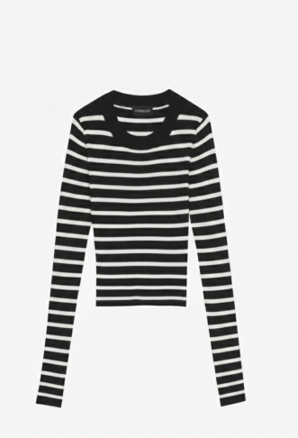 Even&Odd  - Jumper - black-white