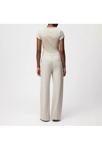 DESK Trousers with barrel legs in jersey