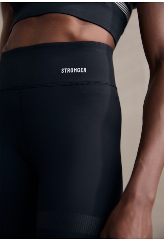 Stronger ETNA LEGGINGS - Leggings - black