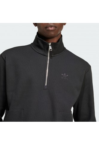 Trefoil Essentials Waffle 1/2 Zip Sweatshirt