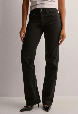 ONLBLUSH MID FLARED BLACK