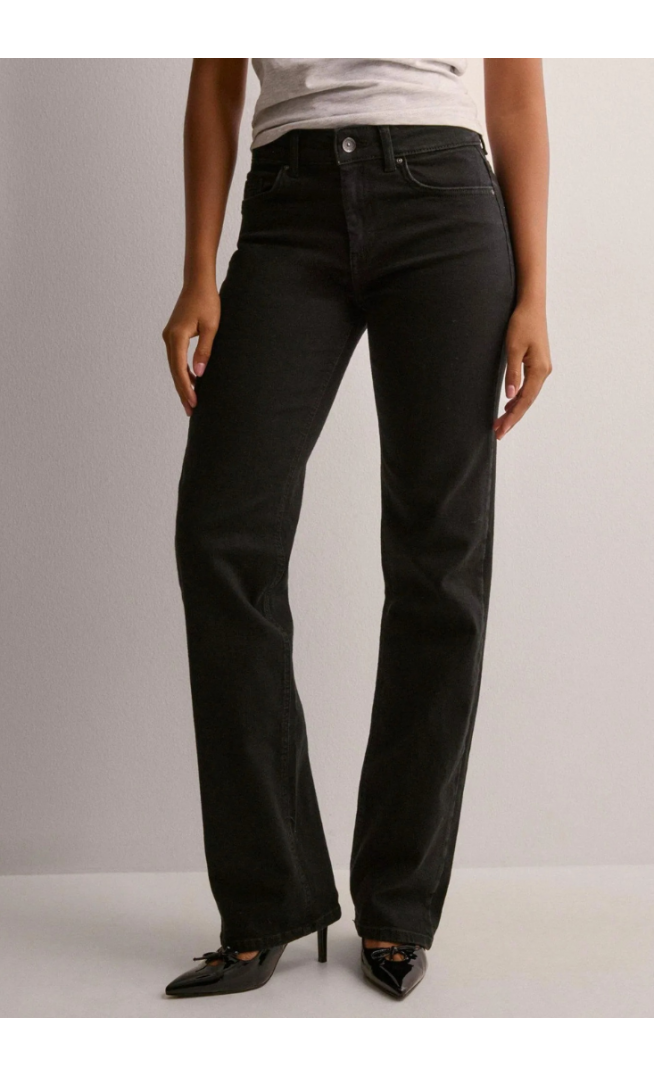 ONLBLUSH MID FLARED BLACK