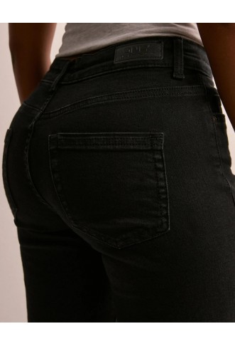 ONLBLUSH MID FLARED BLACK