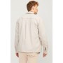 Raymond Melange Solid LS Overshirt Summer Sand