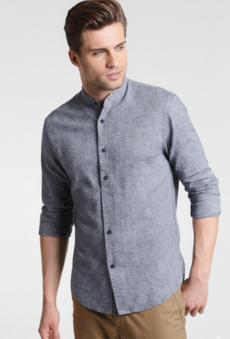 Pier One LINEN BLEND SHIRT...