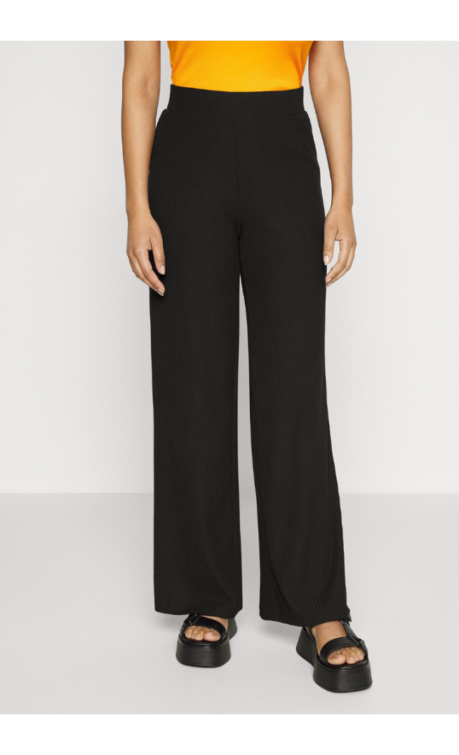 ONLY Petite ONLEMMA WIDE - Trousers - black