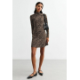 New Look LEOPARD PRINT LONG SLEEVE dress