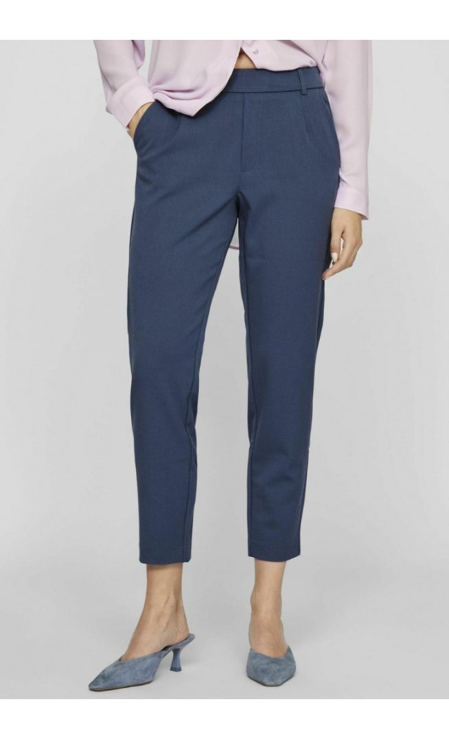 VILA SLIM- NOOS - Trousers - vintage indigo