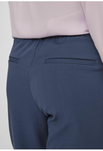 VILA SLIM- NOOS - Trousers - vintage indigo