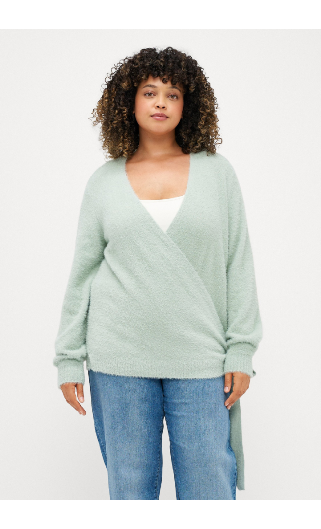 ONLY Carmakoma  - Jumper - aqua gray
