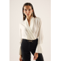 Anna Field WRAP BODYSUIT - Blouse - white