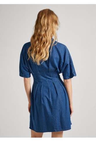 Short Denim Dress In Regular Fit