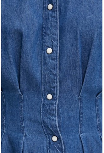 Short Denim Dress In Regular Fit