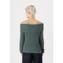 ONLY  OFF SHOULDER - Jumper - balsam green