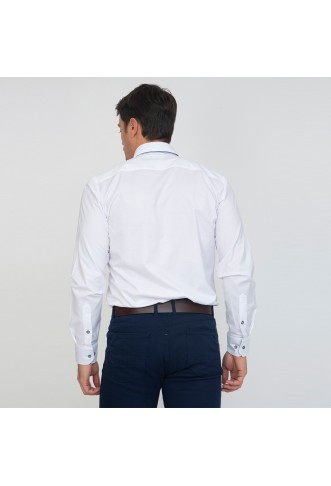 Shirt Long Sleeve Button Up  White