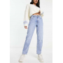Lee carol straight leg jeans in acid light denim